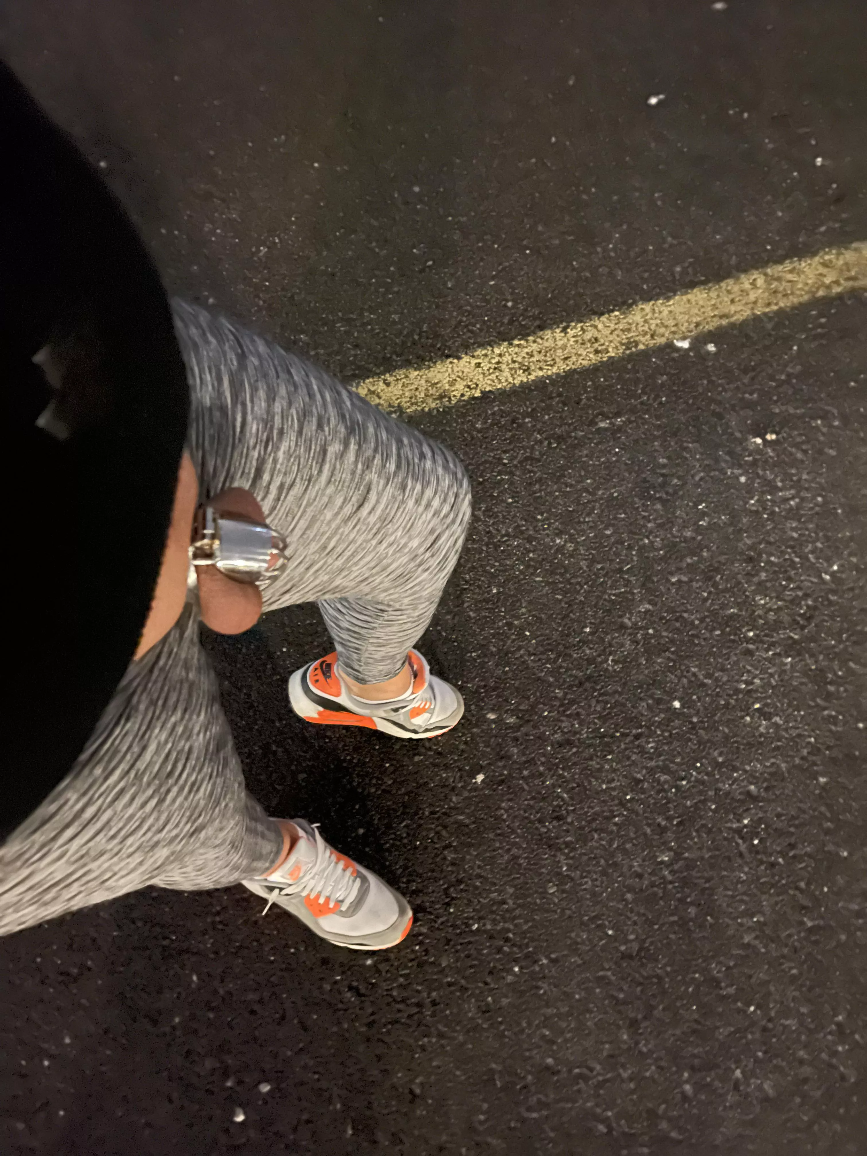 The metal one sure is cold in the winter.