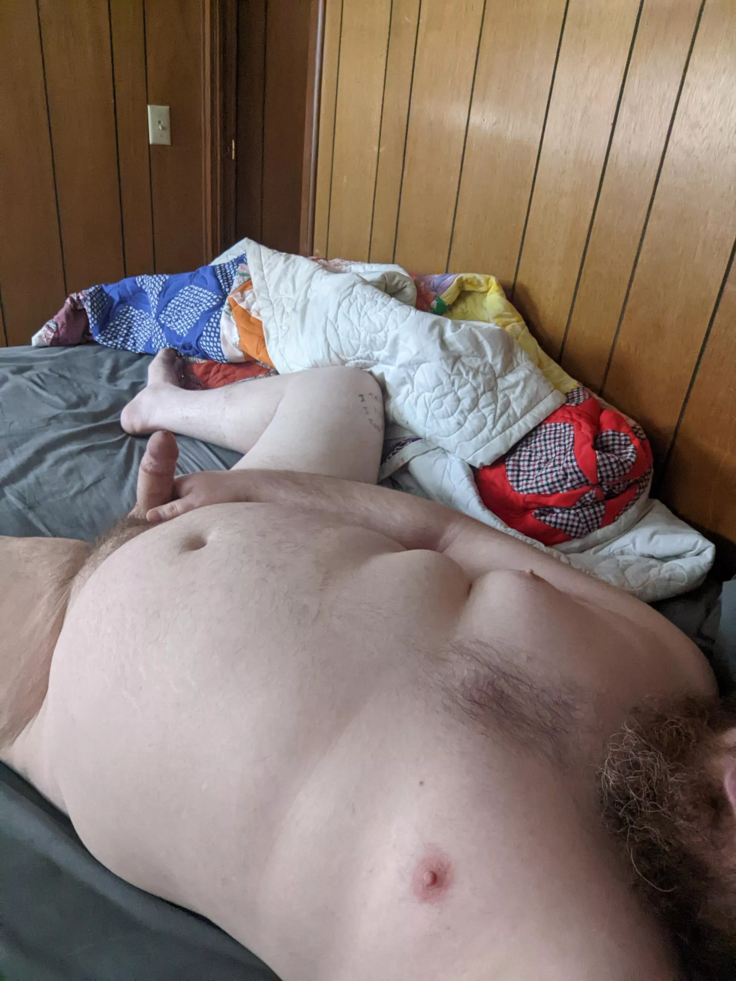 The morning wood was killer today.