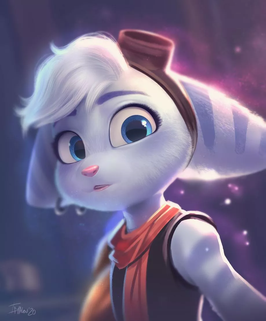 The mysterious Lombax girl by Imalou