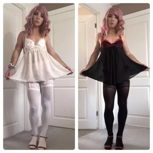 The ONLY choice you get is which outfit I top you in π