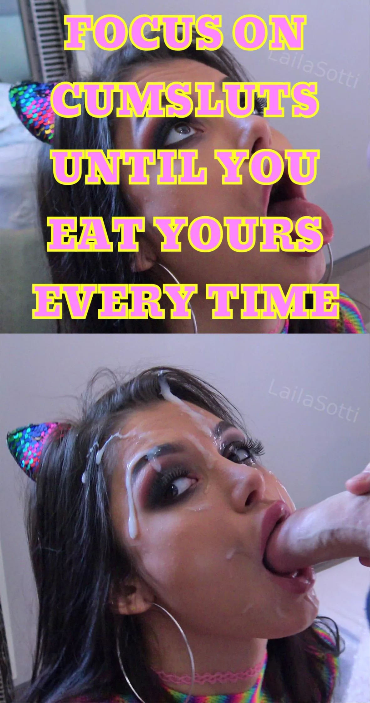 The only guaranteed way to turn yourself into a cum eating beta is to just put it in your mouth already:) The only guaranteed way to turn yourself into a cum eating beta is to just put it in your mouth already:)