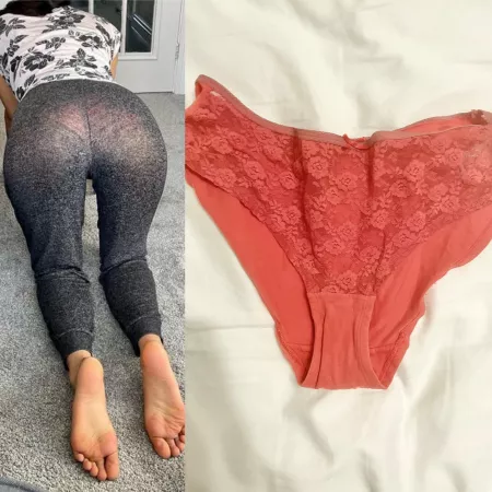 The panties she was wearing underneath 😋 The panties she was wearing underneath 😋