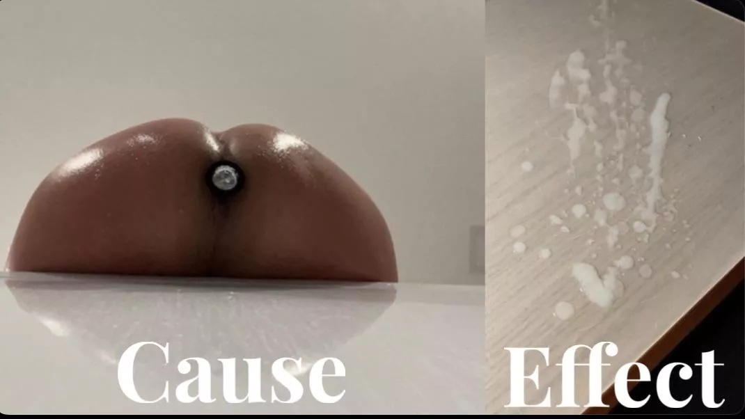 The pic i made gets a big dick so horny he cums like there’s no tomorrow