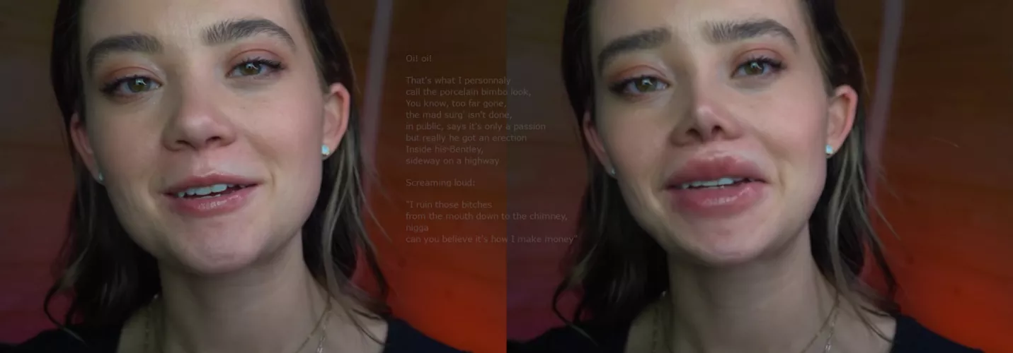 The Porcelain Bimbo Look