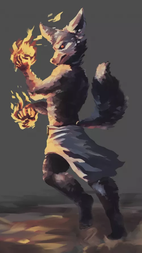The power of fire (by me - Character commissions open)