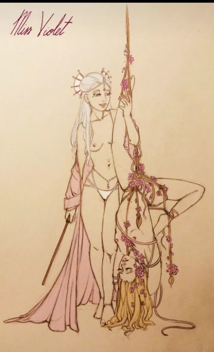 The queen and her precious flowerโจ๐ธ๐บโจ The queen and her precious flowerโจ๐ธ๐บโจ