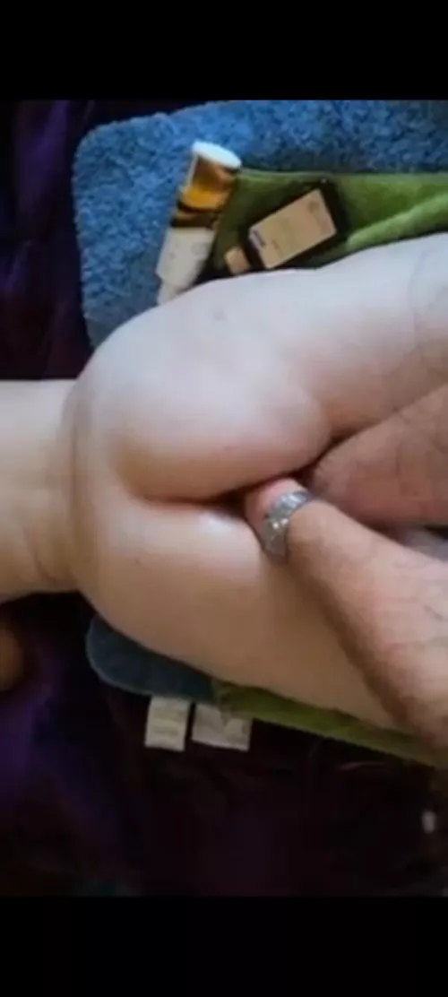 The rare occasion I got to double fist my wife's pussy