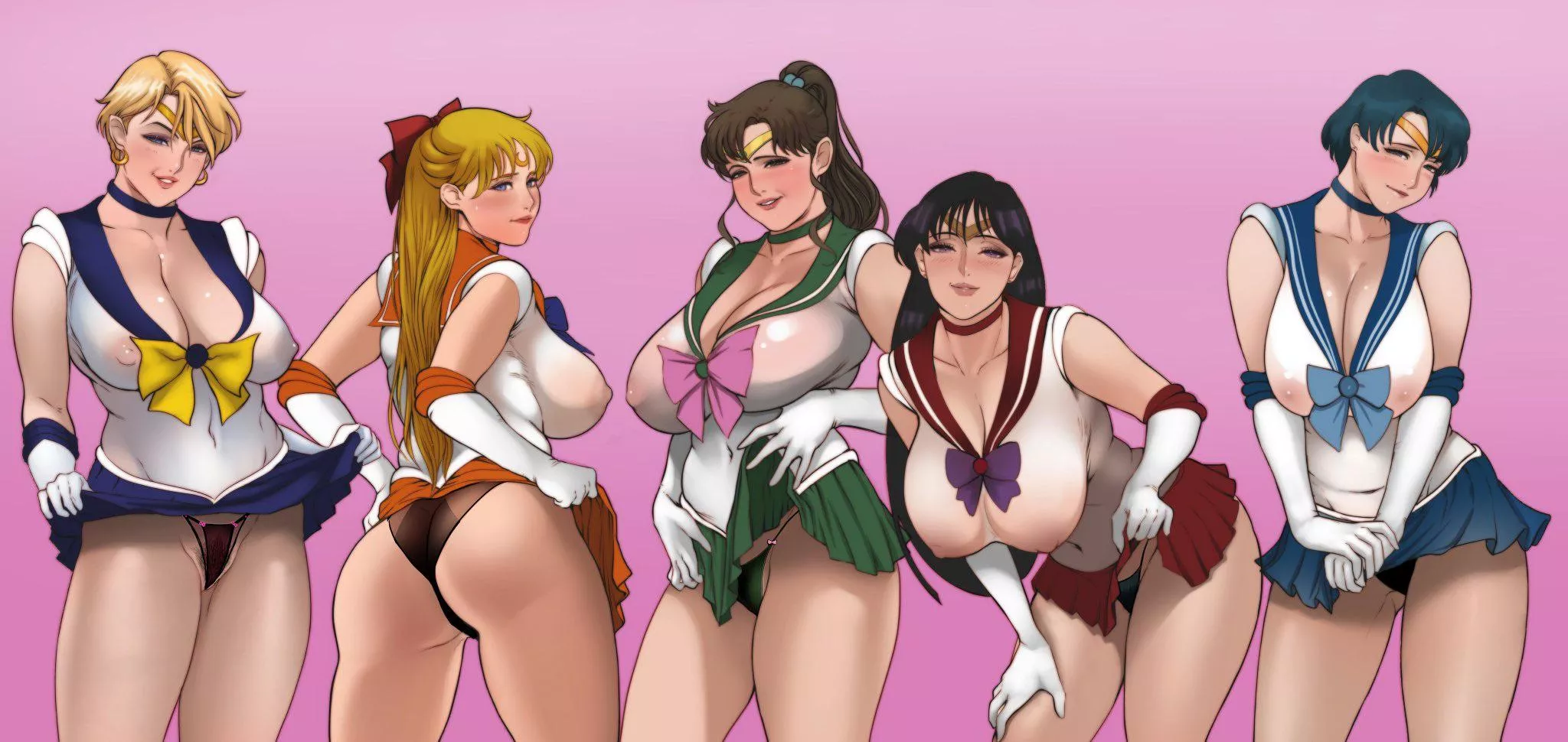 The sailor scouts are Sailor Milfs.