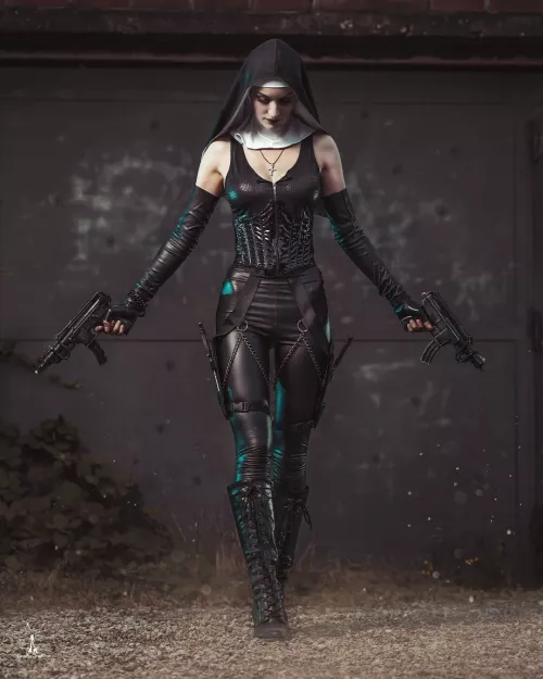 The Saints nun (Hitman:Absolution) by opheia_art