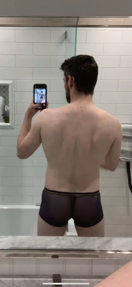 The sheer underwear ainβt bad