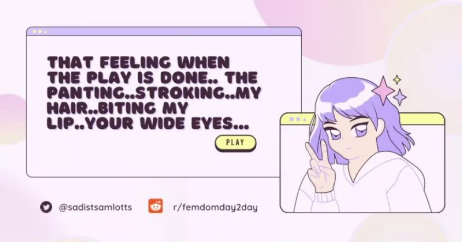 The small moments after… 🥵