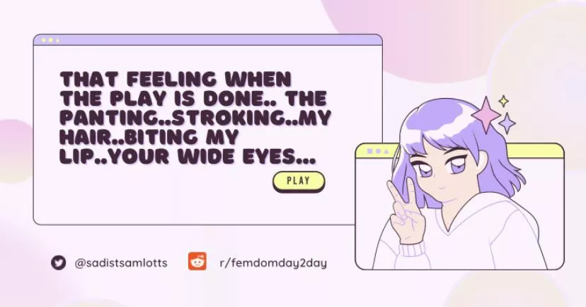 The small moments after… 🥵