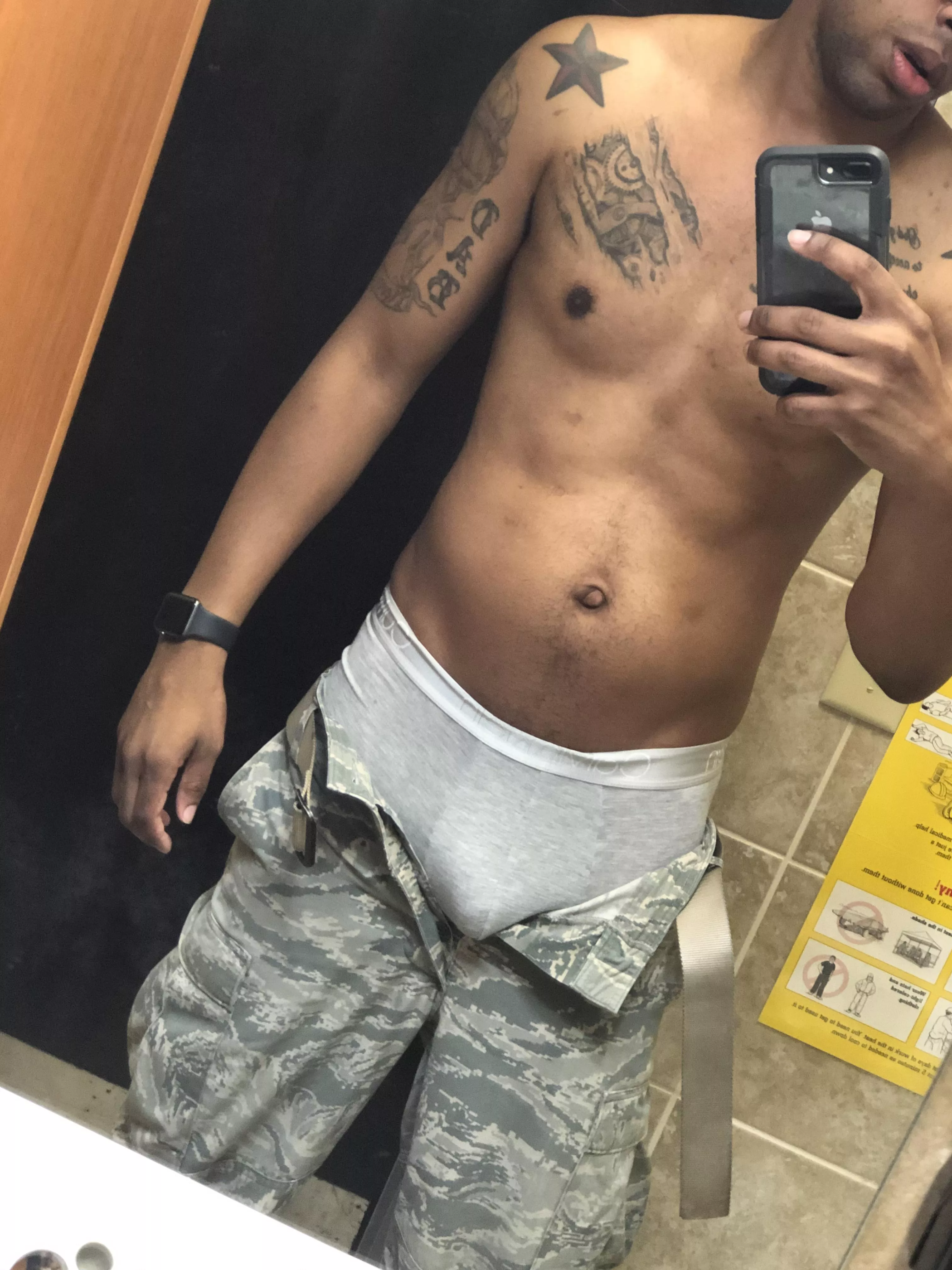 The things that go through my head while I’m on duty.... but I really rather please that booty