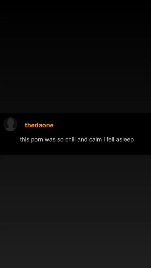 The vid was chill