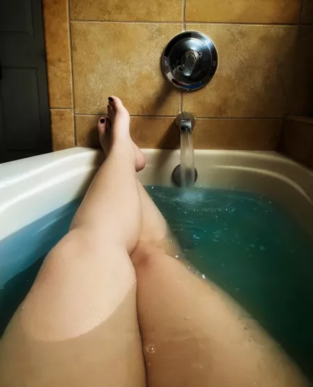 The water is warm... join me. The water is warm... join me.