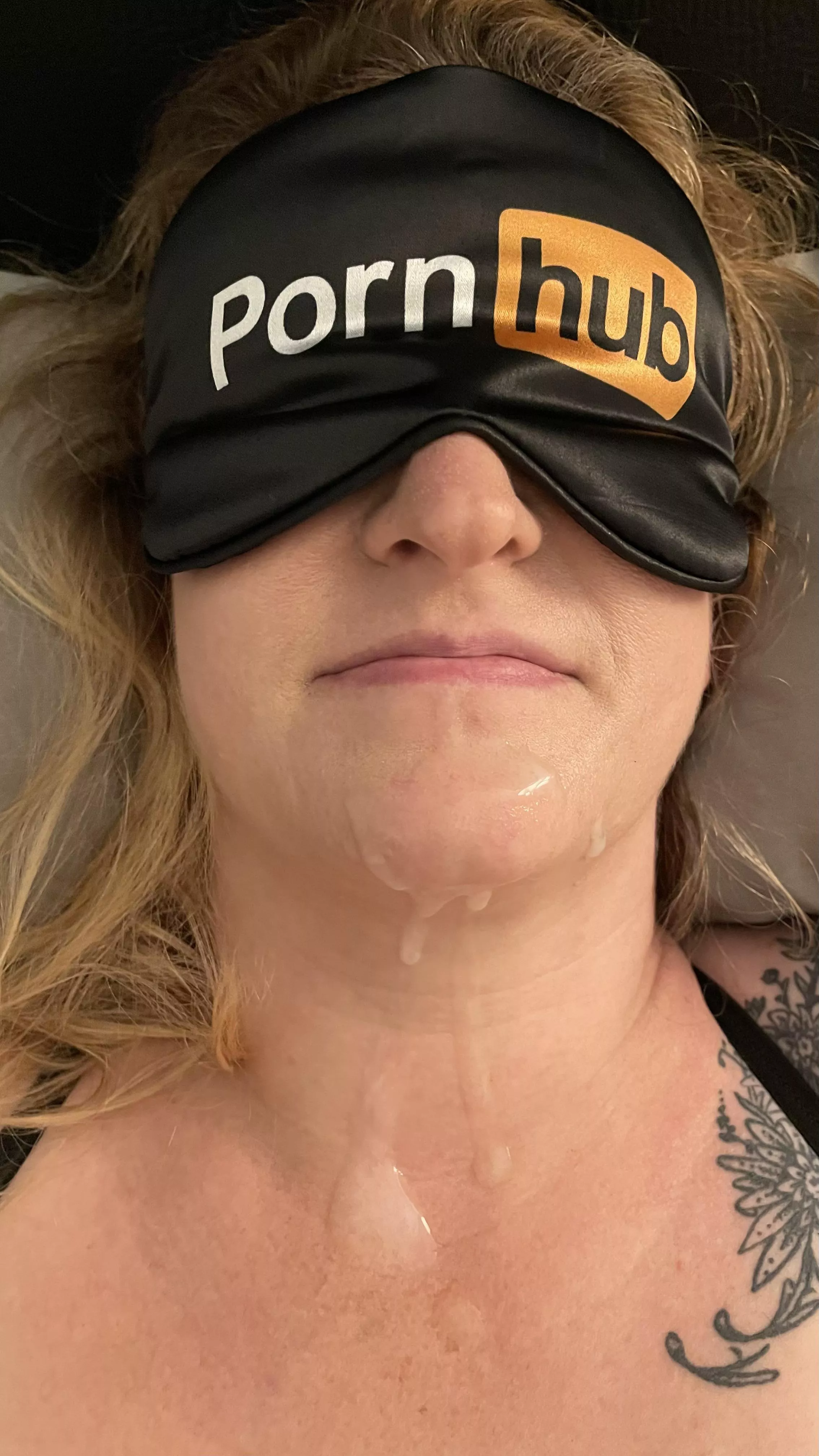 The way it drops down my chin…. The way it drops down my chin….