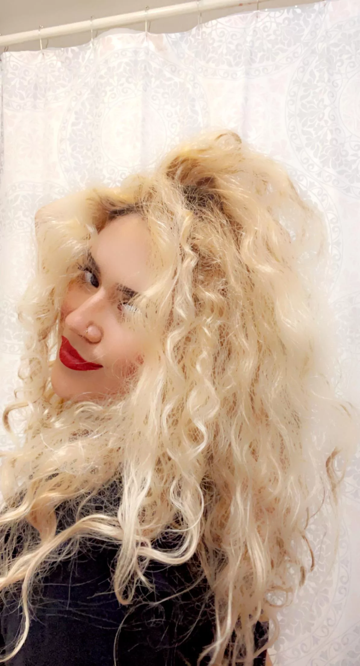 The weather makes my hair act up ๐ฆ The weather makes my hair act up ๐ฆ