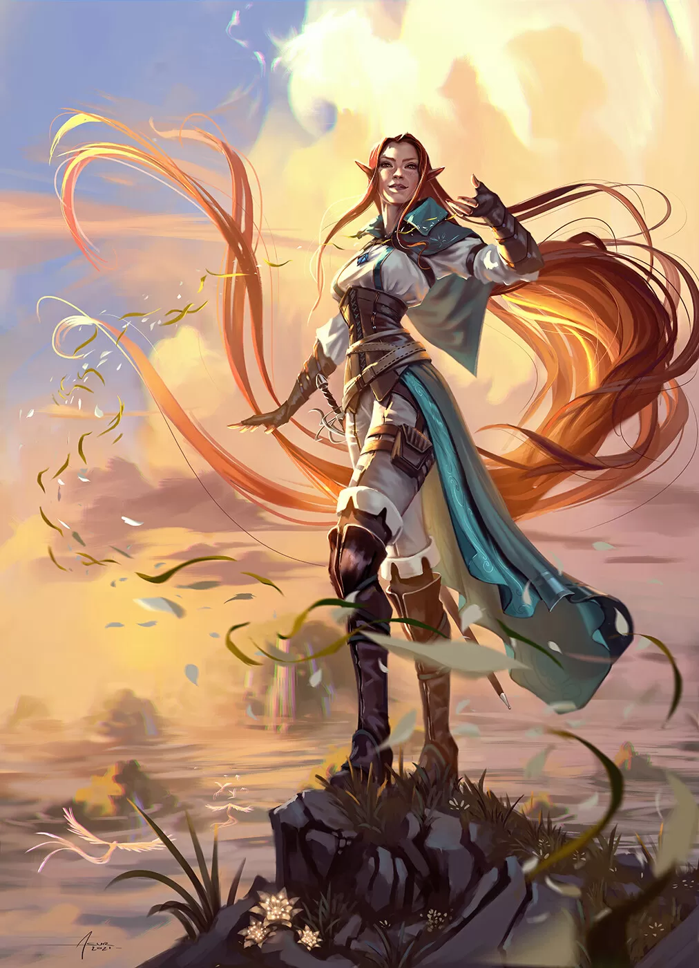 Thea above the Sea of Fog, by Asur Misoa Thea above the Sea of Fog, by Asur Misoa