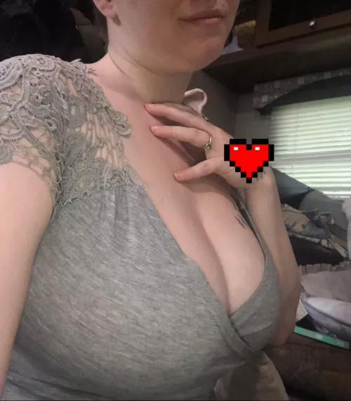 Their full of milk and easily accessible, would you be tempted to play with them when my husband is gone?