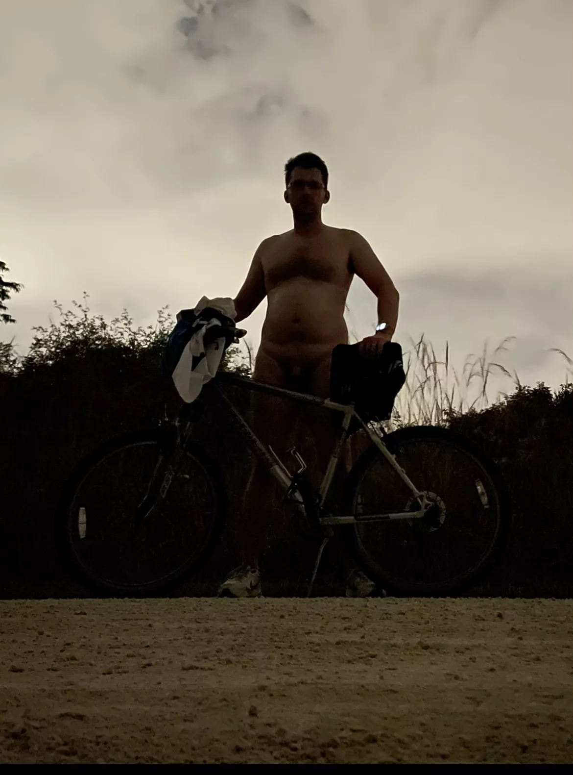 There are several miles of deserted trails less than a mile from my house (in Suburbia). I’ve discovered nudism this summer and taken advantage. Even ran into a couple of other naked bikers one night!