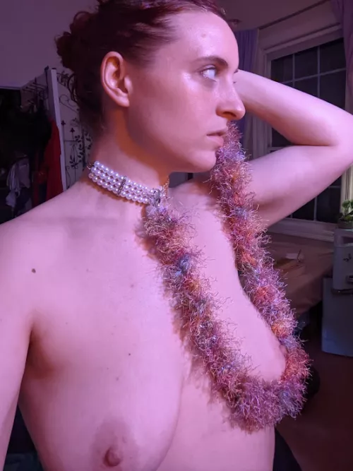 There is metal beneath the fluff. Would you choose this lead and collar combo?