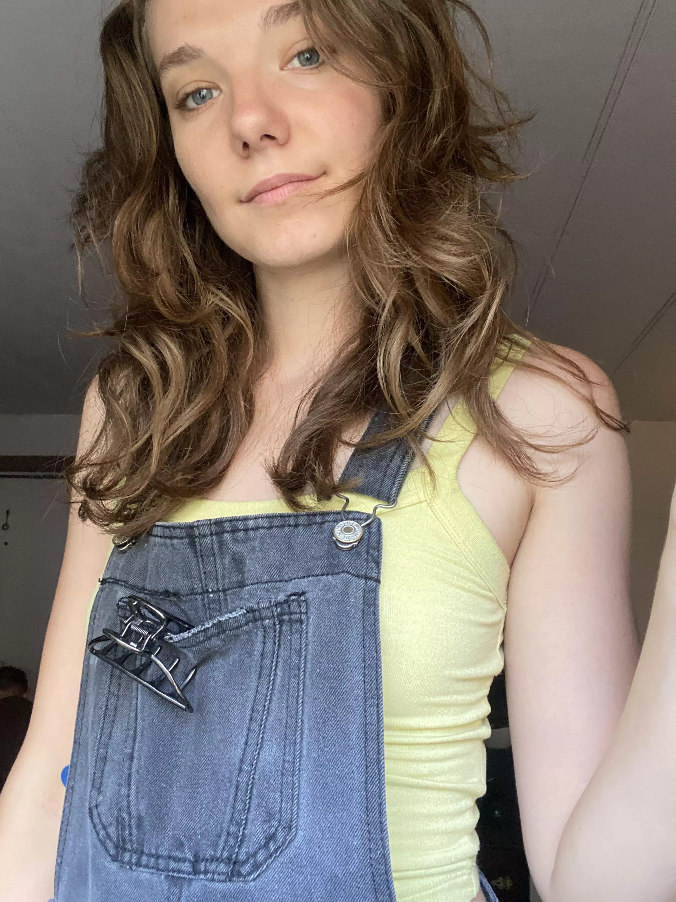 These coveralls are actually a dress. I think that’s pretty cute. These coveralls are actually a dress. I think that’s pretty cute.