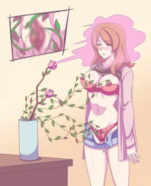 These flowers smell nice... [Couldn't find artist or any comic]