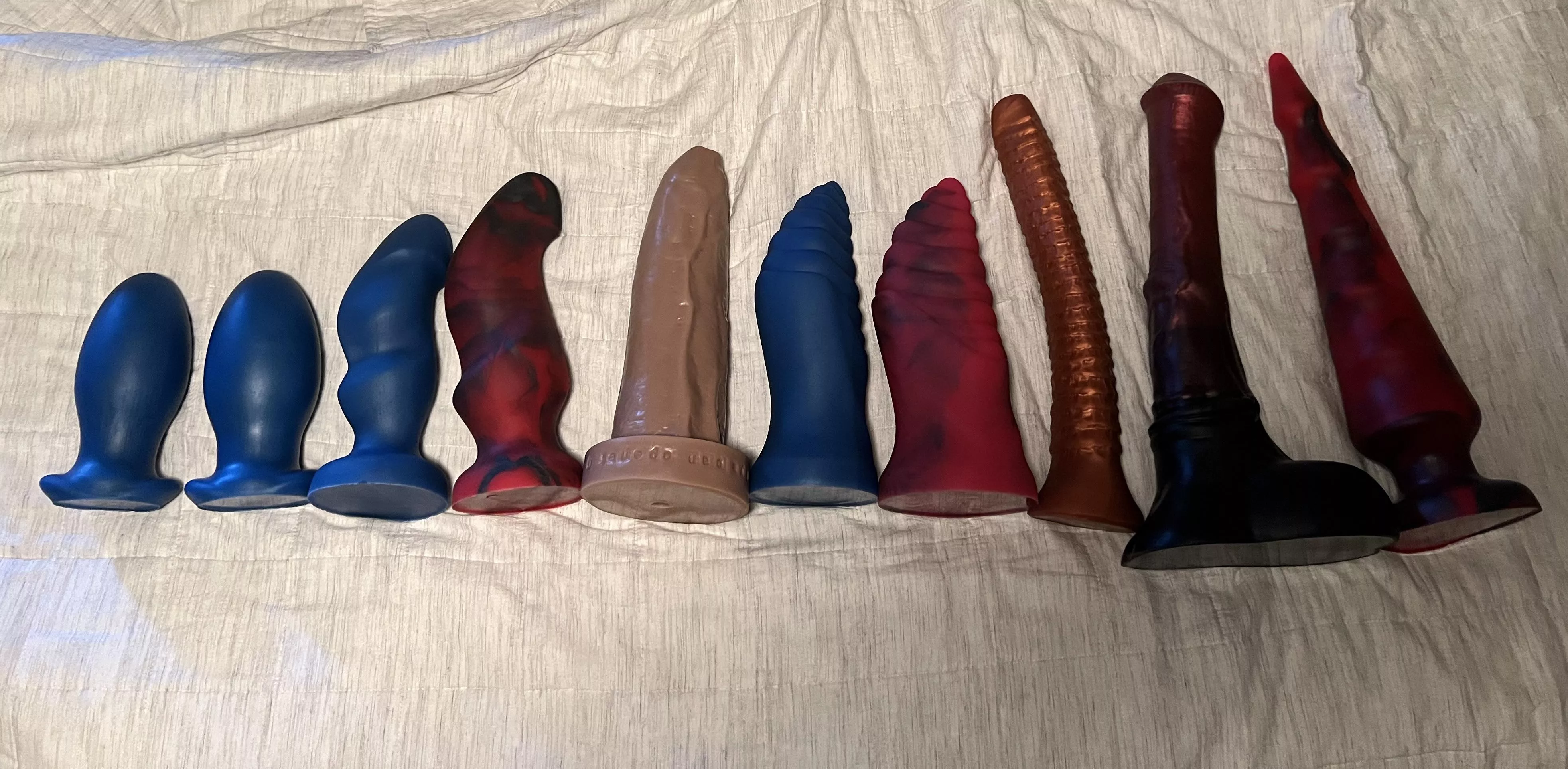 These were some toys used on my hungry boy play thing— still cleaning a few more… yum