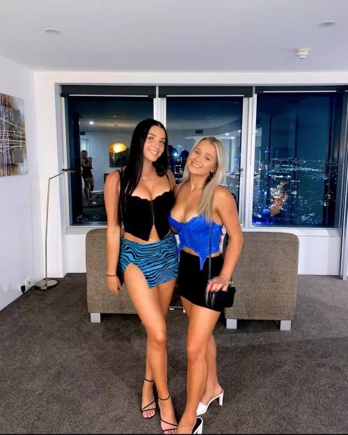 They are up to no good tonight.