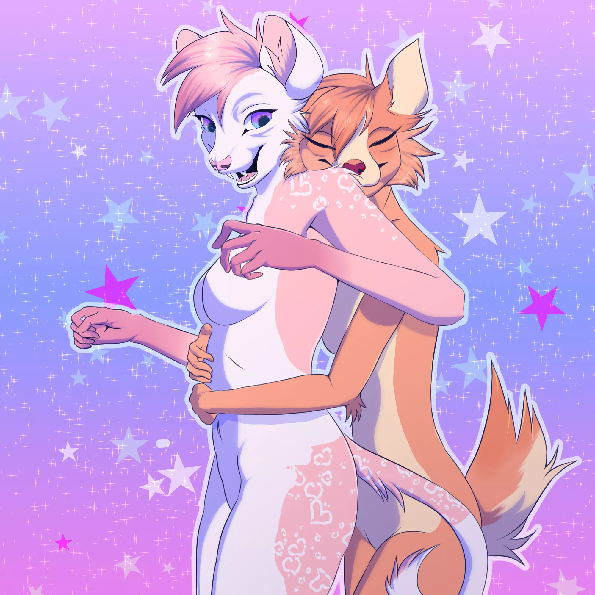 They are....roommates...... (art by me)