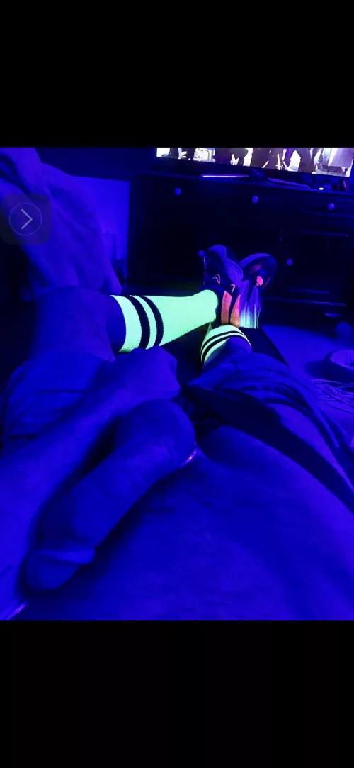 they like my phosphorescent socks?