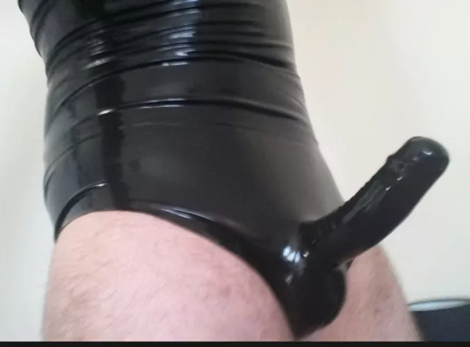 They will never know my cock is wrapped in latex underneath π They will never know my cock is wrapped in latex underneath π