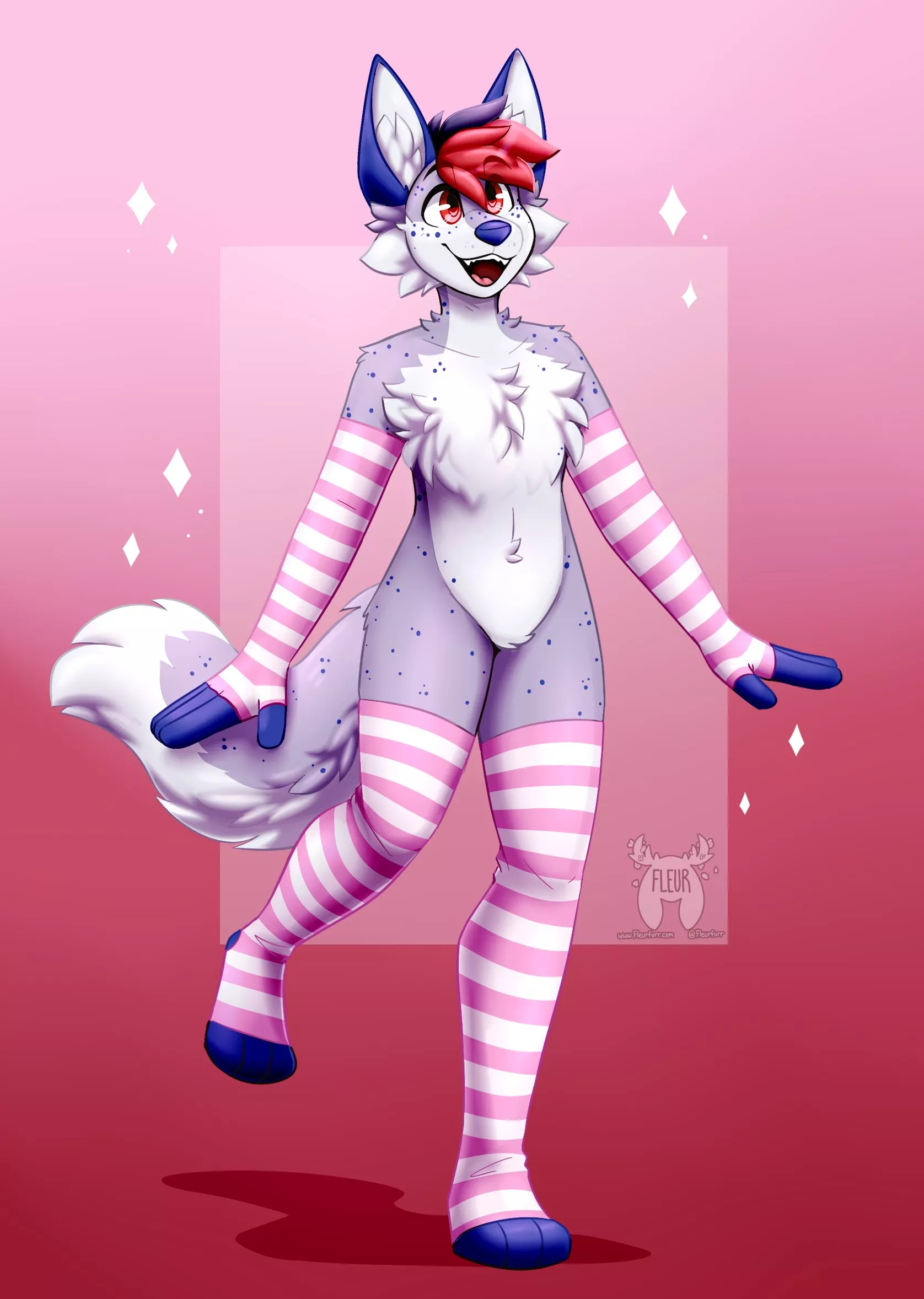 They're so happy to see you. (Art by me:@Fleurfurr on Twitter!)