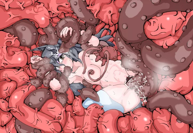 Thick bumpy tentacles filling her womb and aas Thick bumpy tentacles filling her womb and aas