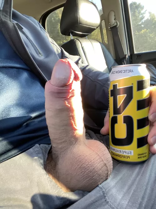 Thick can, thick cock