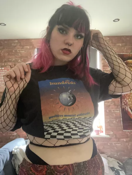 Thick liner and fishnets Thick liner and fishnets