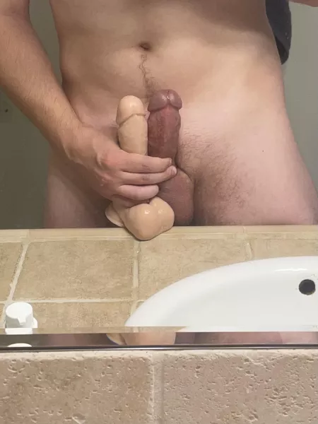 Thicker than my gfâs 5.5â girth dildo