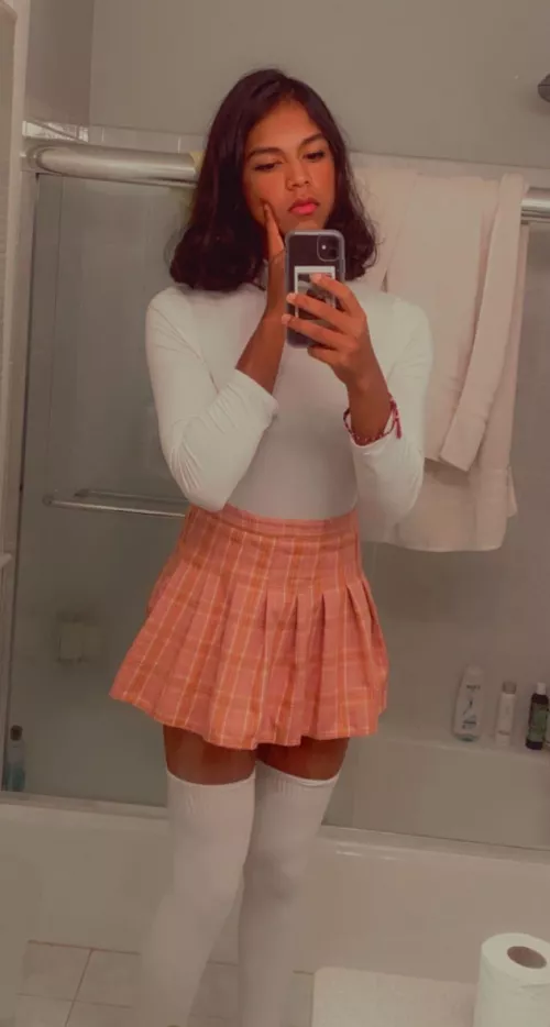 Thigh high weather! Thigh high weather!