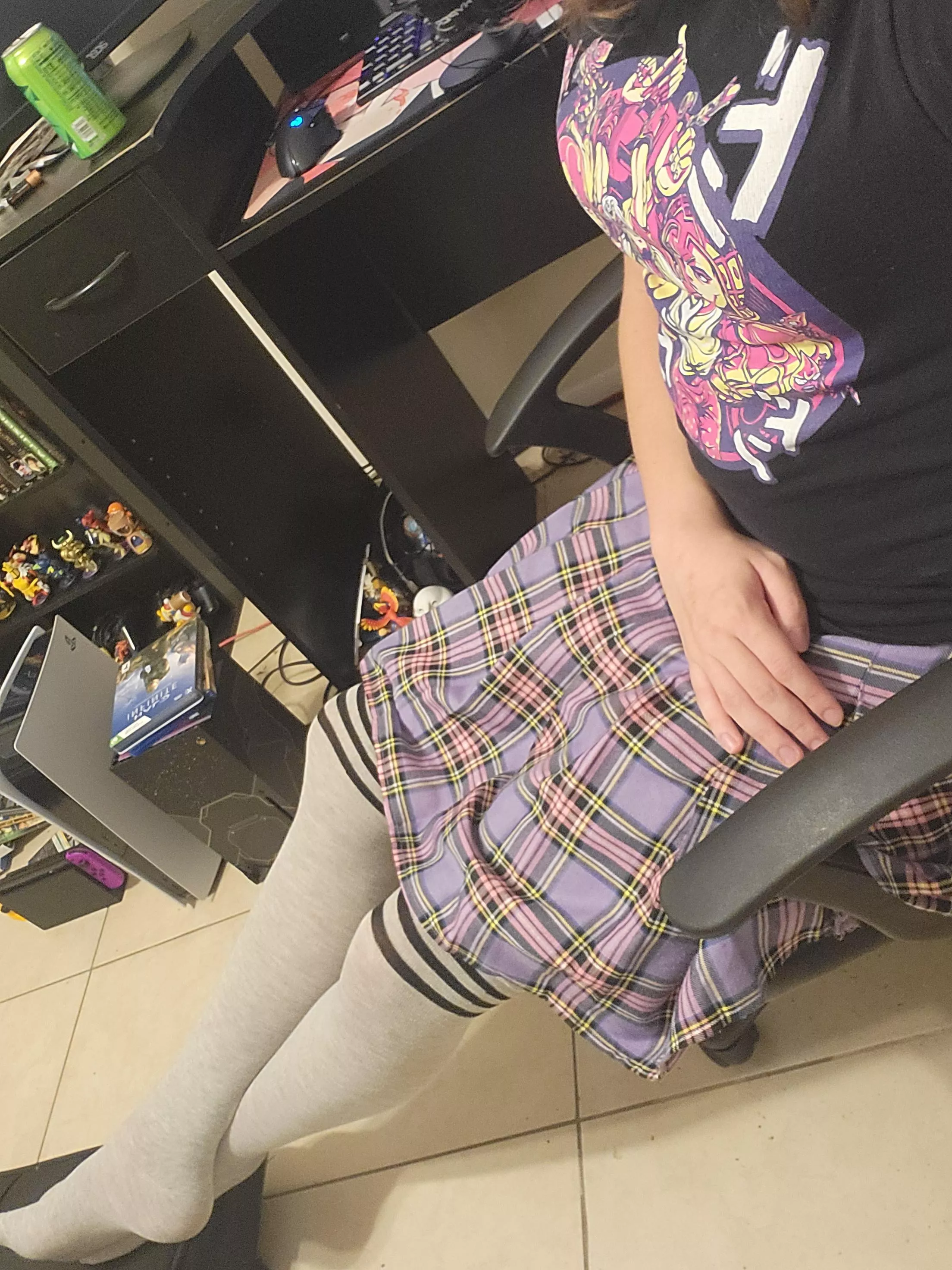 Thigh highs are nice. Thigh highs are nice.