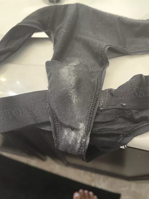 things got a bit messy yesterday lol squirted for the first time?