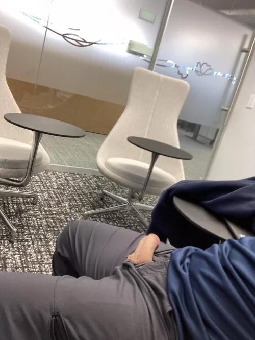 Think anyone in the cubicles outside will notice? (40)