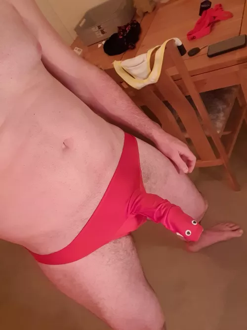 Think I'm getting a underwear Kink, Find it such a turn on, Wore this for my Sub Bottom boy, love him in a sexy Jock too
