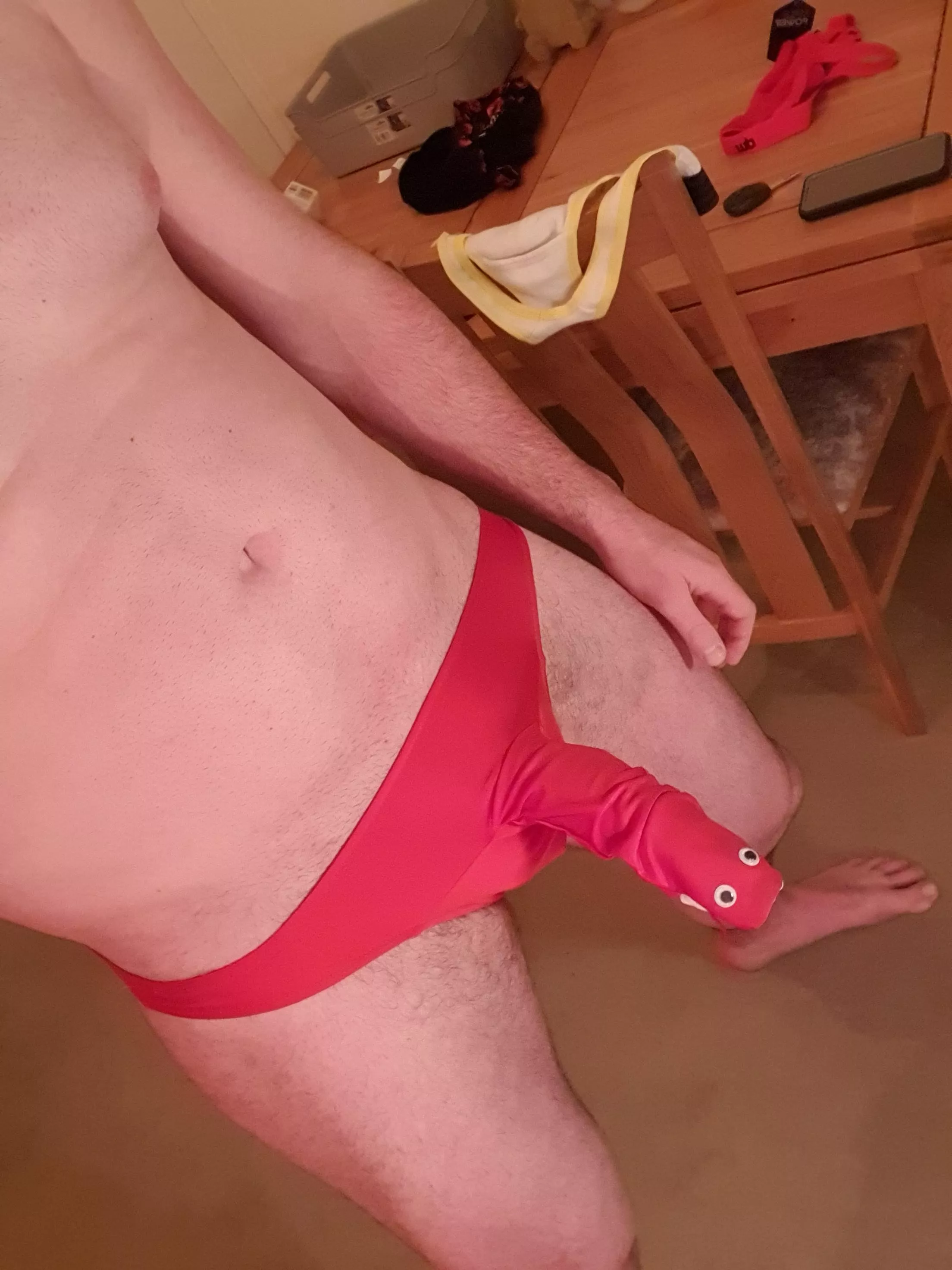 Think I'm getting a underwear Kink, Find it such a turn on, Wore this for my Sub Bottom boy, love him in a sexy Jock too