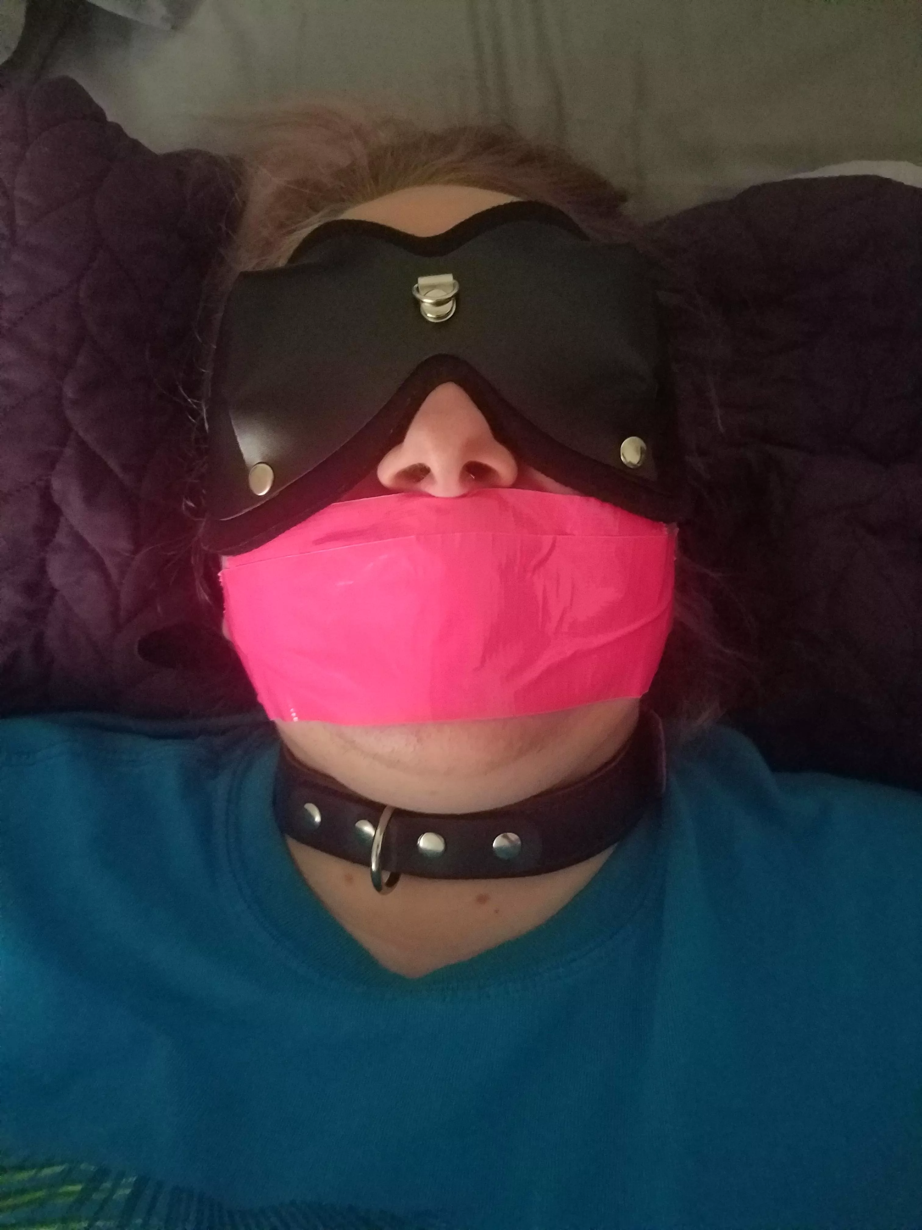 Think she needs more tape? I think she needs more tape