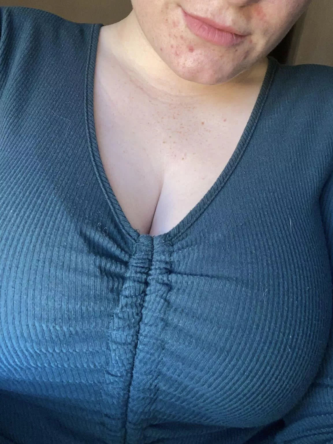 Think the sweater could be smaller Think the sweater could be smaller