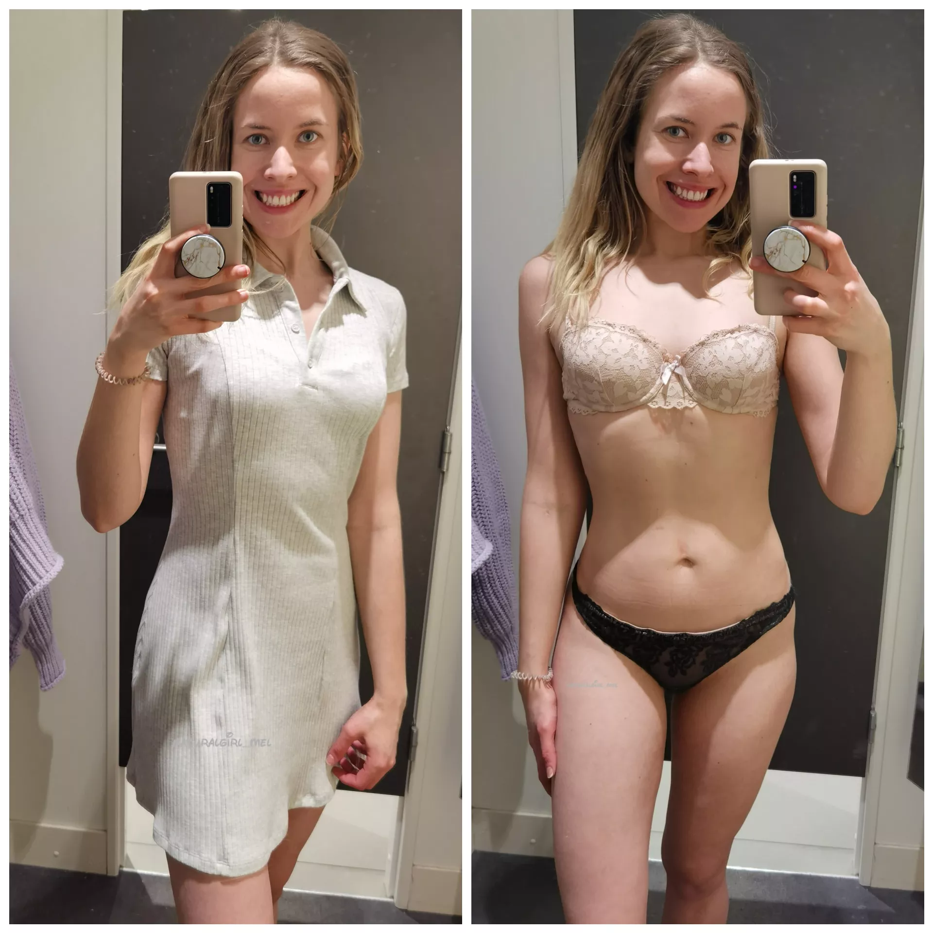 Thinking about buying the dress, but maybe I just look better without it 🤷🏼‍♀️