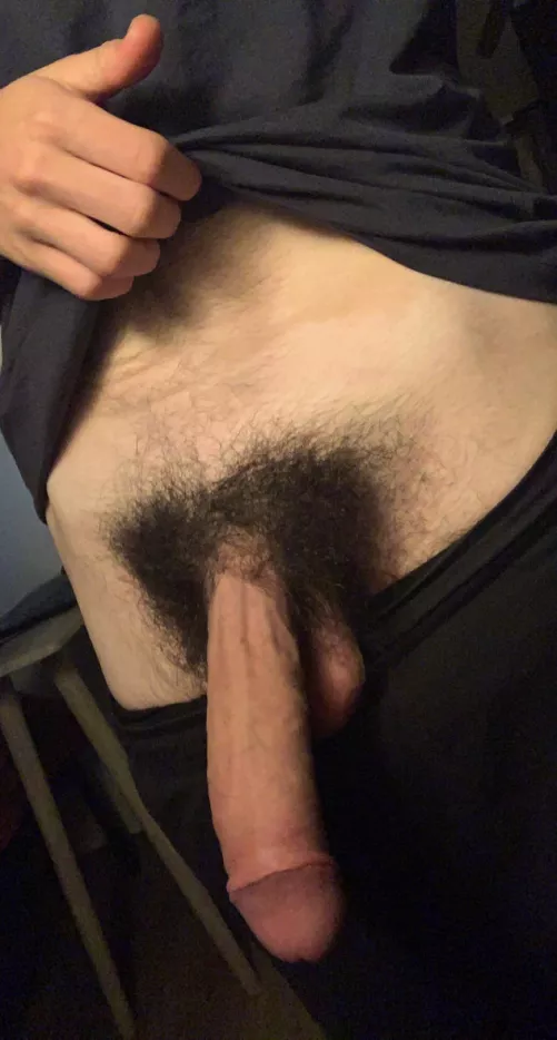 thinking about someone deepthroating my cock until their face is buried in my bush