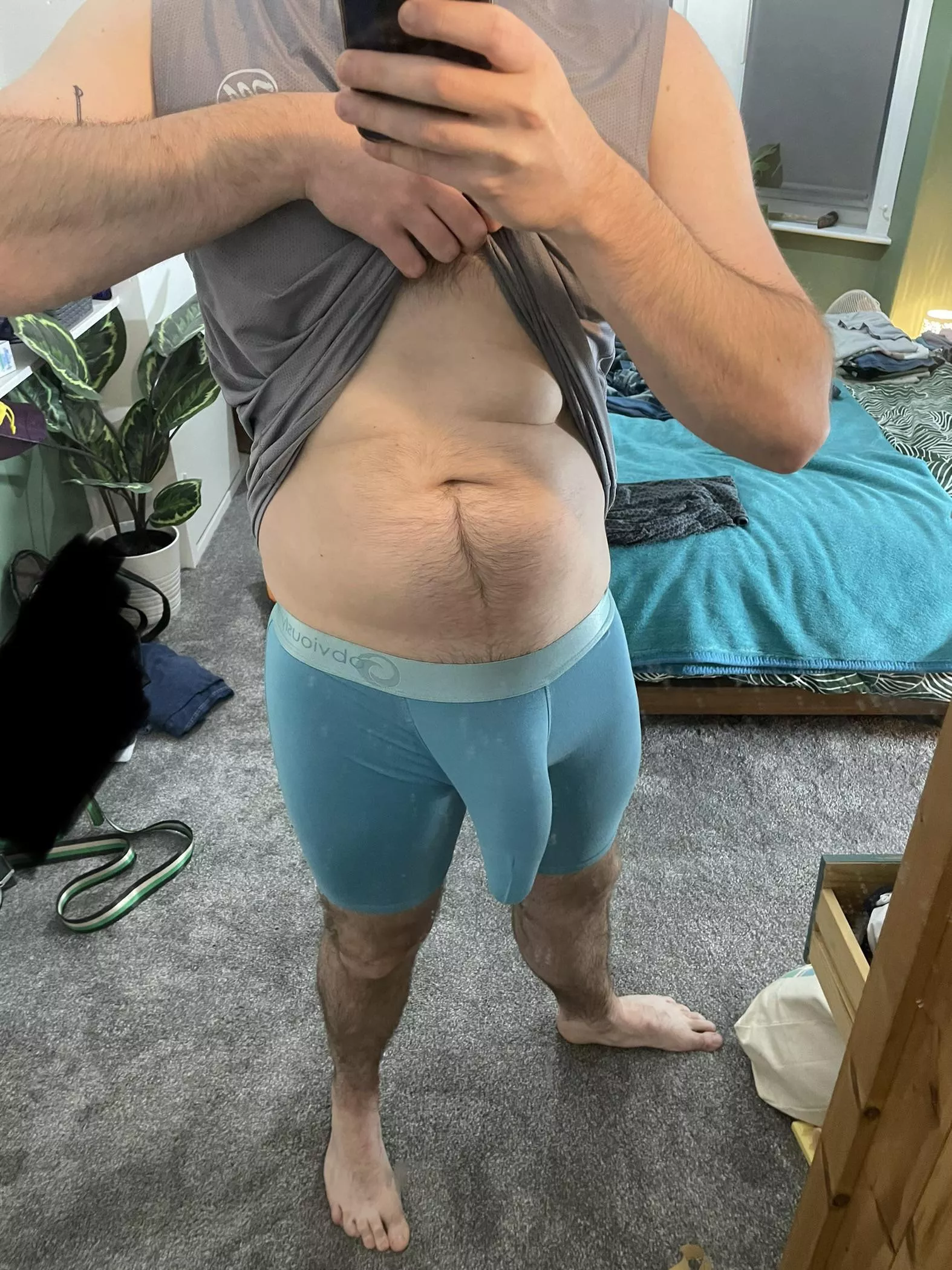 Third leg bulging post workout