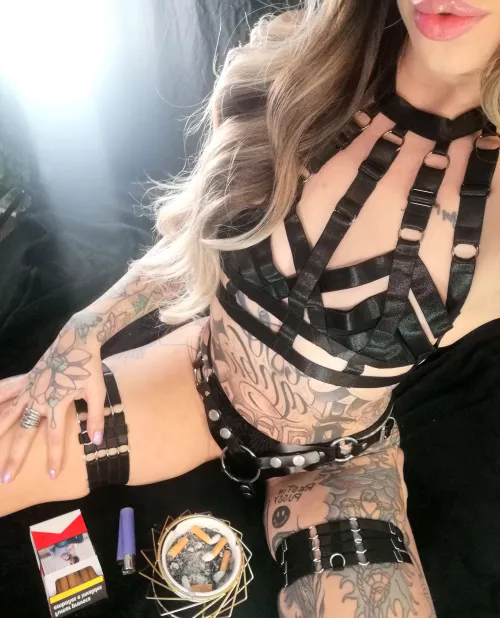 This ashtray will soon be full