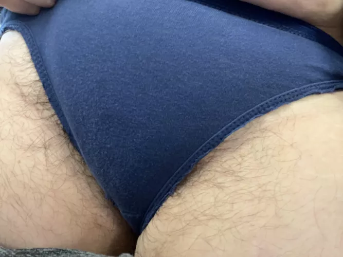 This bikini line is hairy, and will stay that way.